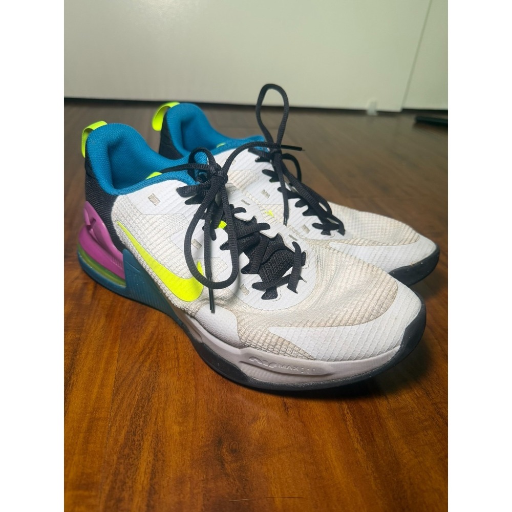 NIKE Air Max Alpha Trainer 5 Men's Size 8.5 Pure Platinum Volt-Black DM0829-005